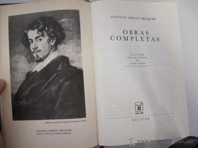 Libros de segunda mano: Becquer, obras completas. ed. Aguilar, 1973 - Foto 1