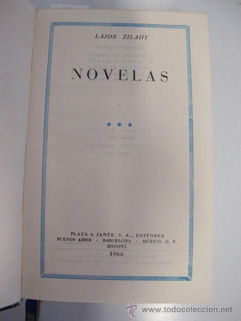 Libros de segunda mano: Lajos Zilahy. Novelas, 1966 - Foto 1