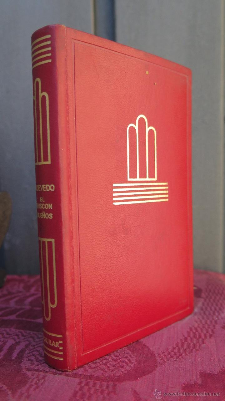 Libros de segunda mano: VIDA DEL BUSCON. SUE&Ntilde;OS Y DISCURSOS. QUEVEDO. AGUILAR. CRISOL - Foto 1