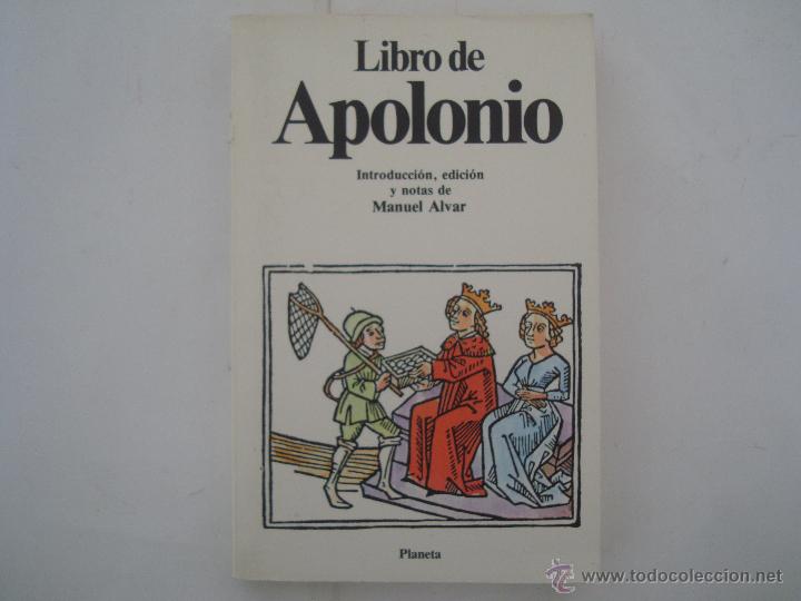 Libros de segunda mano: LIBRO DE APOLONIO. INTRODUCCI&Oacute;N Y NOTAS DE MANUEL ALVAR. 1984. LIBRO MEDIEVAL - Foto 1