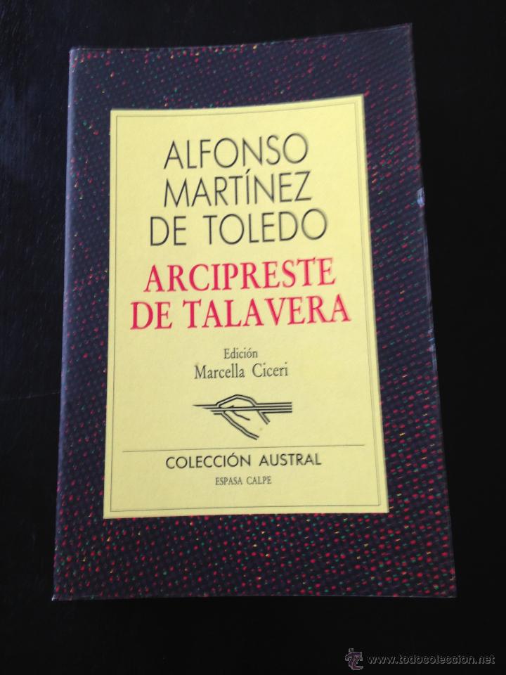 Libros de segunda mano: Arcipreste de Talavera. Alfonso Martinez de Toledo - Foto 1