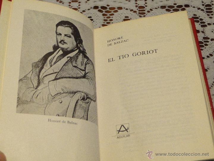 Libros de segunda mano: El t&iacute;o Goriot .--Honor&eacute; de Balzac (AGUILAR) - Foto 1