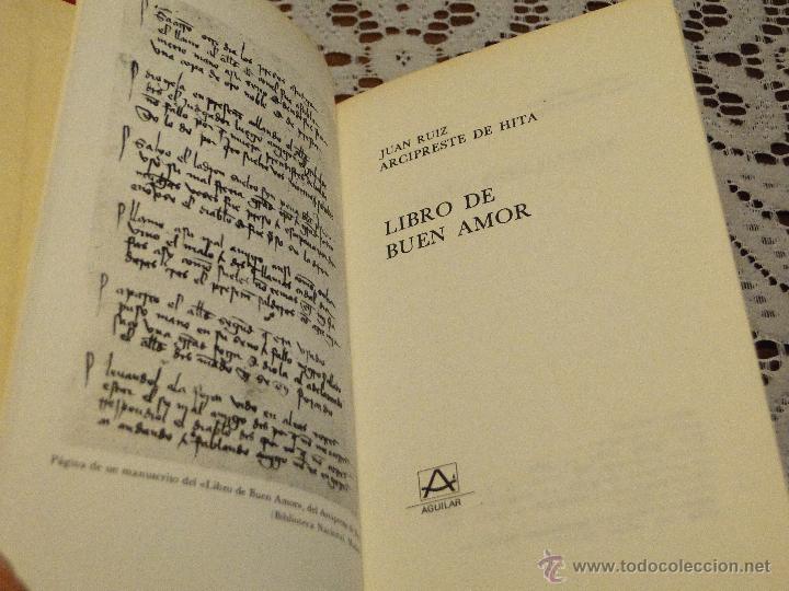 Libros de segunda mano: El libro del buen amor.- Arcipreste de Hita (AGUILAR) - Foto 1