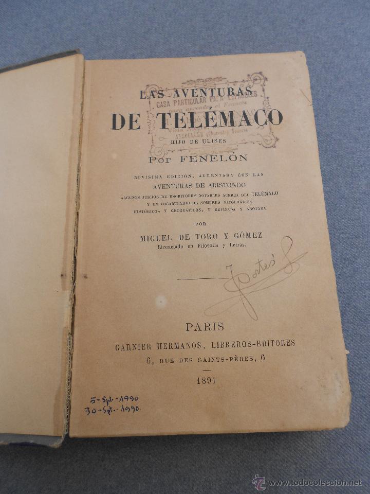 Libros de segunda mano: LAS AVENTURAS DE TELEMACO - Foto 3