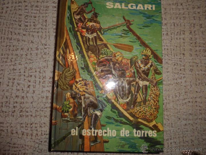 Libros de segunda mano: SALGARI  N&ordm; 49 EL ESTRECHO DE TORRES EDITORIAL GAHE - Foto 1