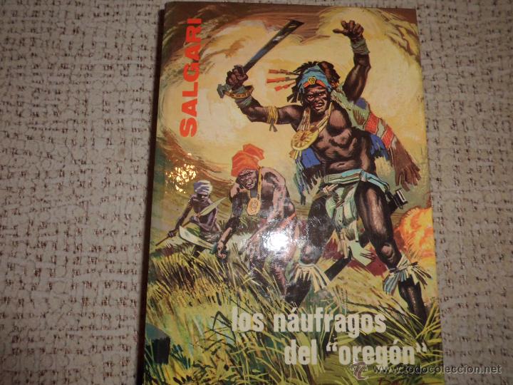 Libros de segunda mano: SALGARI  N&ordm; 40 LOS NAUFRAGOS DE OREGON EDITORIAL GAHE - Foto 1