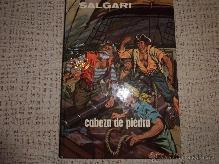 Libros de segunda mano: SALGARI  N&ordm; 17 CABEZA DE PIEDRA EDITORIAL GAHE - Foto 1