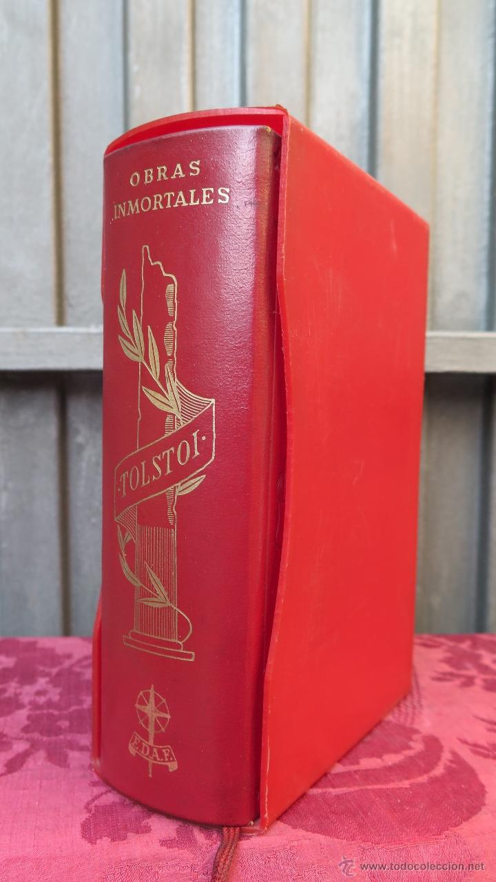 Libros de segunda mano: 1967.- OBRAS INMORTALES. TOLSTOI. EDAF. CON ESTUCHE - Foto 1