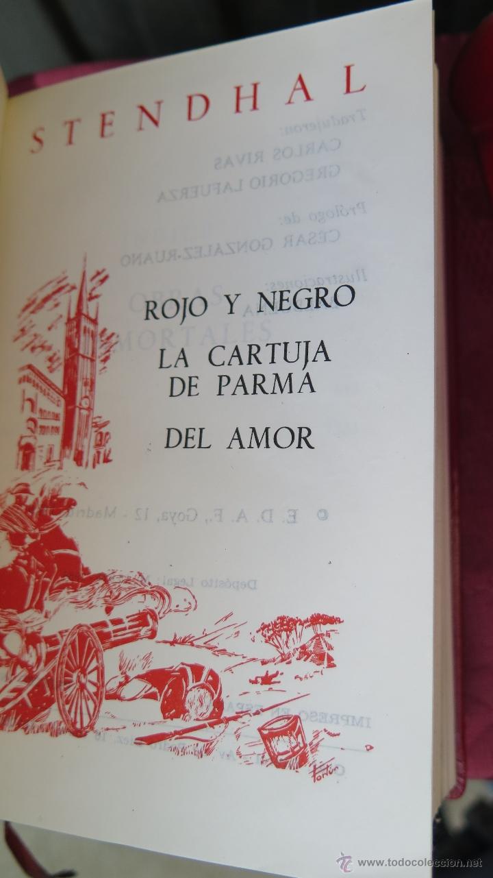 Libros de segunda mano: 1966.- OBRAS INMORTALES. STENDHAL. EDAF. CON ESTUCHE - Foto 2
