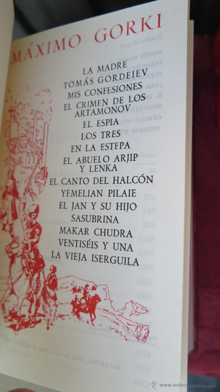 Libros de segunda mano: 1966.- OBRAS INMORTALES. MAXIMO GORKI. EDAF. CON ESTUCHE - Foto 3