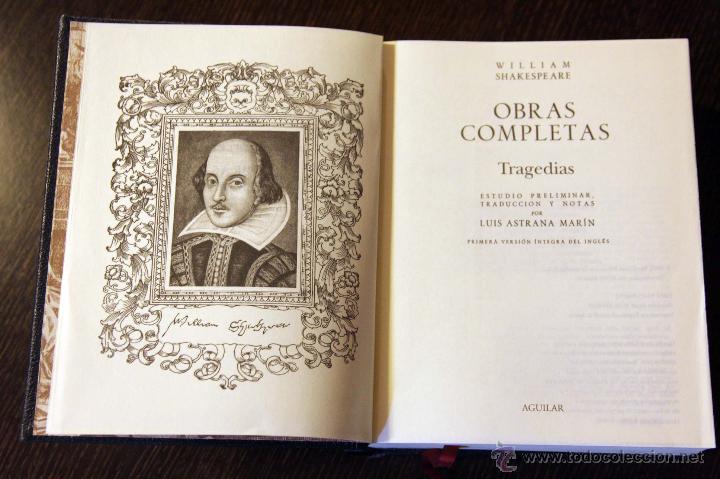 Libros de segunda mano: SHAKESPEARE OBRAS COMPLETAS VOLUMEN I AGUILAR PRIMERA VERSION INTEGERAL DEL INGLES - Foto 3