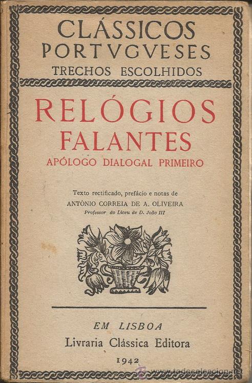 Libros de segunda mano: D. FRANCISCO MANUEL DE MELO. Rel&oacute;gios Falantes. RM67448. - Foto 1