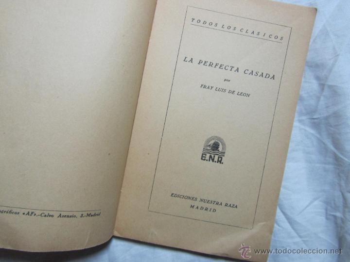 Libros de segunda mano: La perfecta casada Fray Luis de Le&oacute;n Ediciones Nuestra Raza - Foto 4