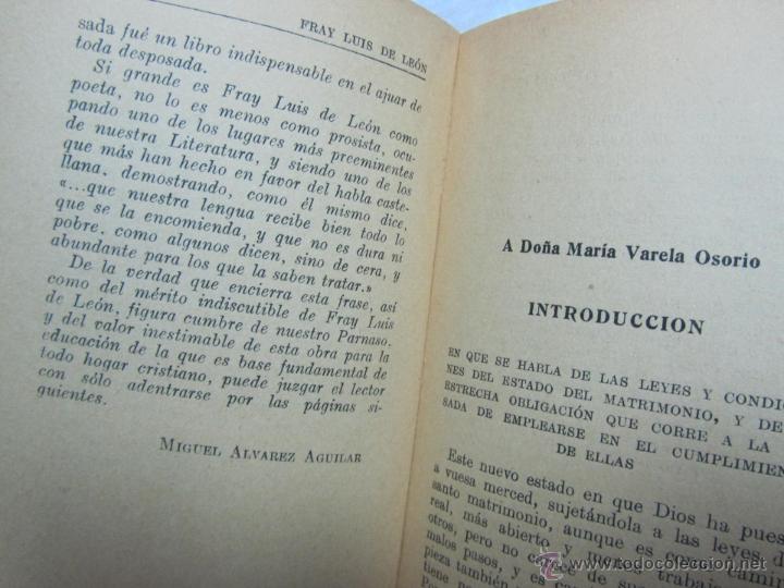 Libros de segunda mano: La perfecta casada Fray Luis de Le&oacute;n Ediciones Nuestra Raza - Foto 5