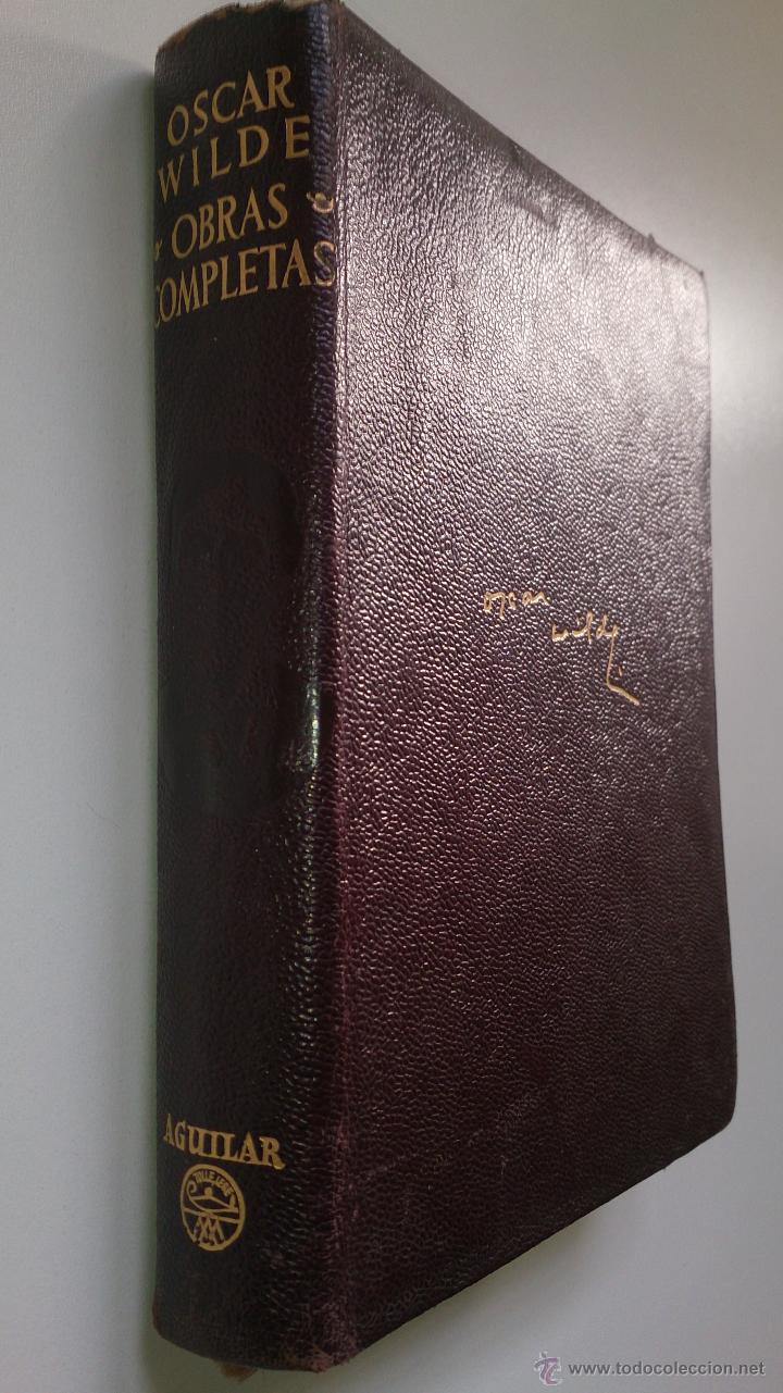 Libros de segunda mano: OBRAS COMPLETAS. OSCAR WILDE. AGUILAR. 1961 - Foto 2