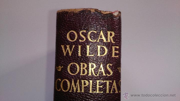 Libros de segunda mano: OBRAS COMPLETAS. OSCAR WILDE. AGUILAR. 1961 - Foto 3
