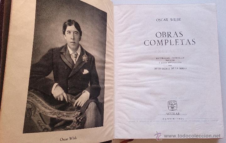 Libros de segunda mano: OBRAS COMPLETAS. OSCAR WILDE. AGUILAR. 1961 - Foto 5