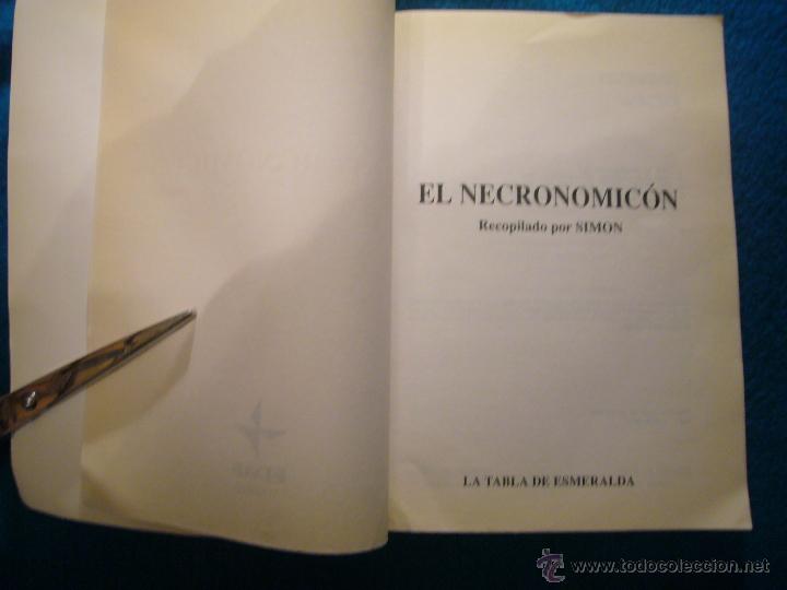 Libros de segunda mano: SIMON (RECOPILADOR): - EL NECRONOMICON - (MADRID, 1992) - Foto 2