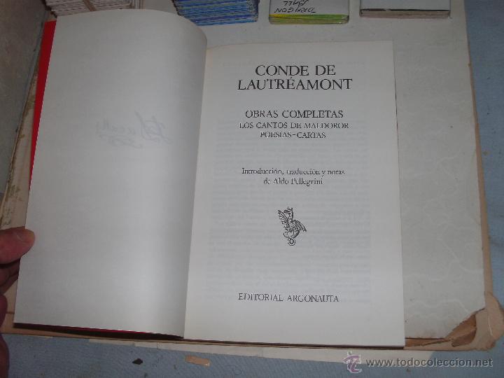 Libros de segunda mano: CONDE DE LAUTREAMONT - Foto 2
