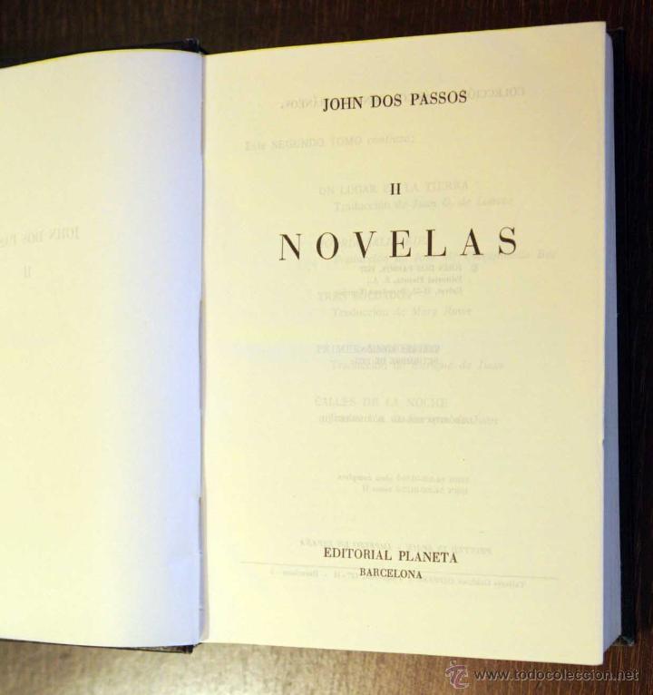 Libros de segunda mano: JOHN DOS PASSOS. NOVELAS VOL 2 PLANETA.  1537PAG. - Foto 3