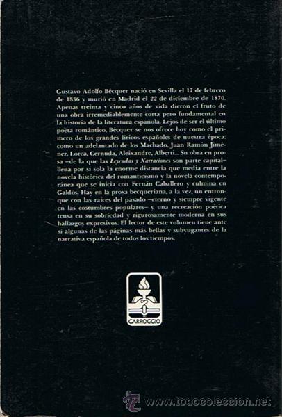 Libros de segunda mano: LEYENDAS Y NARRACIONES  GUSTAVO A. BECQUER - Foto 2