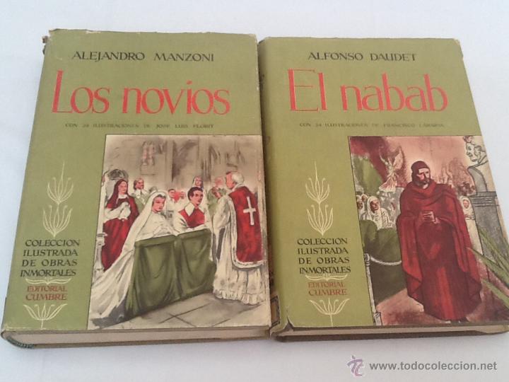 Libros de segunda mano: Libros antiguos El nabab y Los novios - Foto 1