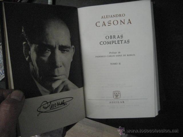 Libros de segunda mano: alejandro Casona, obras completas aguilar , 1964 , 2 tomos - Foto 4