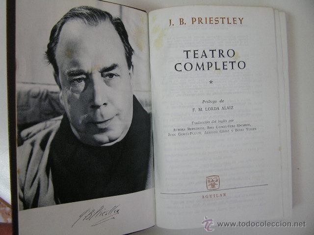 Libros de segunda mano: teatro completo,priestley,1963,aguilar ed, - Foto 4