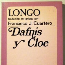 Libros de segunda mano: LONGO - DAFNIS Y CLOE - BARCELONA 1982