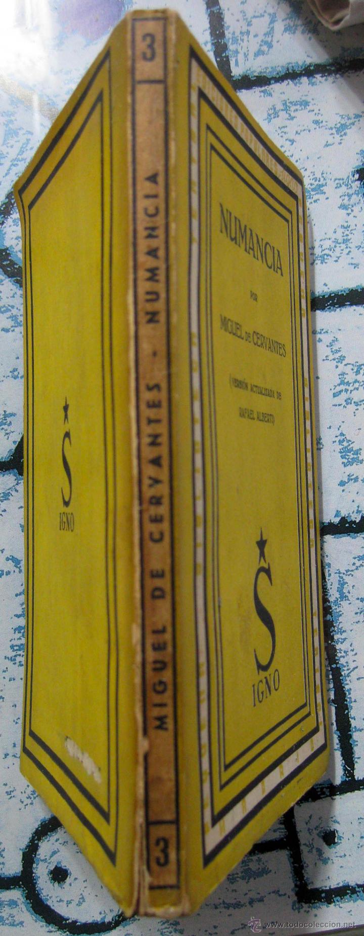 Libros de segunda mano: CERVANTES. Numancia. Versi&oacute;n actualizada de Rafael Alberti. 1937 - Foto 2