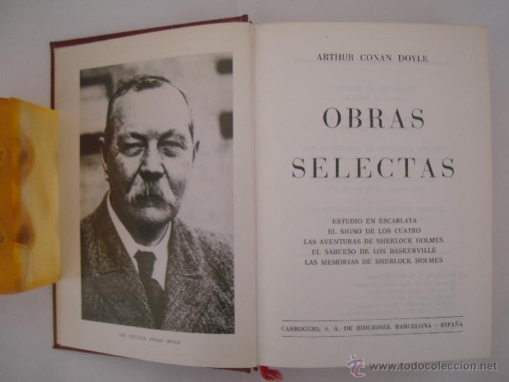 Libros de segunda mano: ARTHUR CONAN DOYLE. OBRAS SELECTAS. EDITORIAL CARROGGIO 1973 - Foto 1