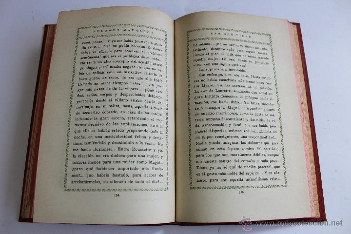 Libros de segunda mano: L- 1671. LAS DOS VIDAS. E. MARQUINA. - Foto 5