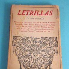 Libros de segunda mano: LETRILLAS DE LOS POETAS. CLÁSICOS ESPAÑOLES. EDITORIAL PROMETEO. Lote 49859452