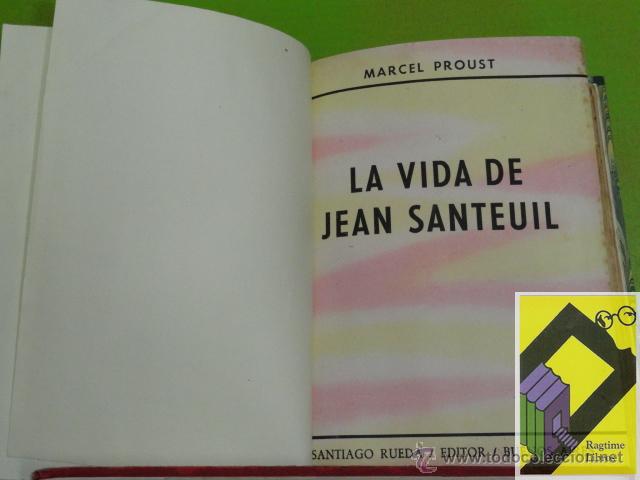 Libros de segunda mano: PROUST, Marcel: La vida de Jean Santeuil (Trad:Marcelo Menasch&eacute;) - Foto 2