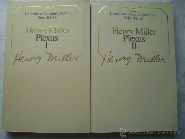 Libros de segunda mano: PLEXUS (2 vol&uacute;menes) MILLER, Henry. 1985 - Foto 1