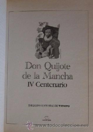 Libros de segunda mano: DON QUIJOTE DE LA MANCHA - 2 TOMOS - Foto 3