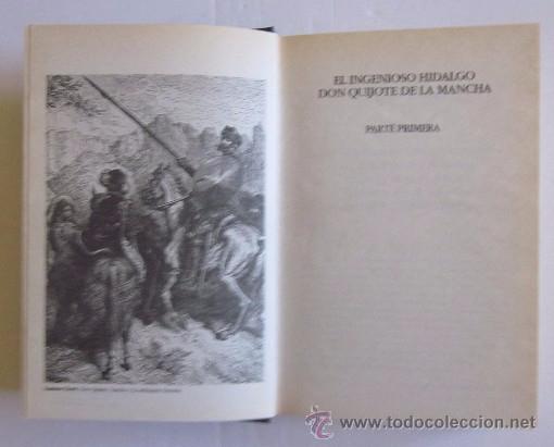Libros de segunda mano: DON QUIJOTE DE LA MANCHA - 2 TOMOS - Foto 4