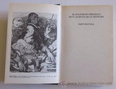 Libros de segunda mano: DON QUIJOTE DE LA MANCHA - 2 TOMOS - Foto 7