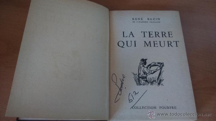 Libros de segunda mano: la terre qui meurt - rene bazin -1941 - en frances. - Foto 4