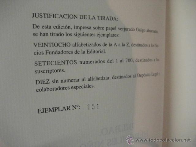Libros de segunda mano: bilbao HERCULES NI&Ntilde;O, RAMON BASTERRA, EL TILO ED NUMERADO - Foto 6