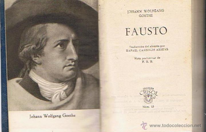 Libros de segunda mano: CRISOL N&ordm; 13 &uml;FAUSTO&uml; A&Ntilde;O 1955  GOETHE - Foto 3