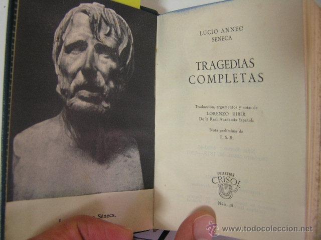 Libros de segunda mano: tragedias completas, seneca,aguilar ed,1961,crisol n&ordm; 18 - Foto 4