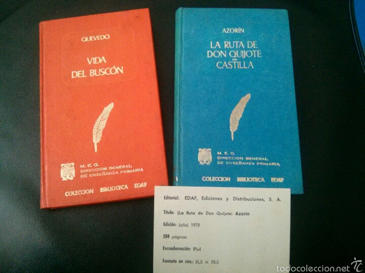 Libros de segunda mano: Lote 2 libros 1970. Ministerio Educaci&oacute;n. Biblioteca EDAF. - Foto 1