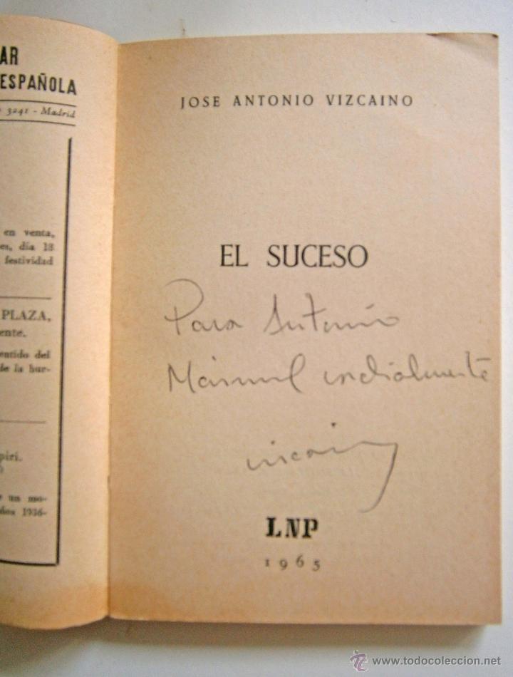 Libros de segunda mano: EL SUCESO ANTONIO VIZCAINO 1965 - Foto 2