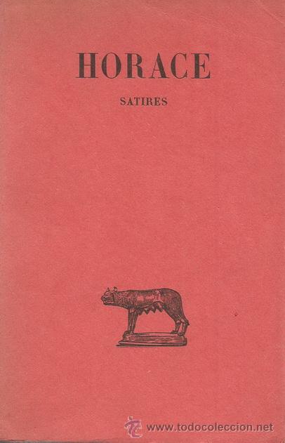 Libros de segunda mano: HORACE. Satires. RM71927. - Foto 1