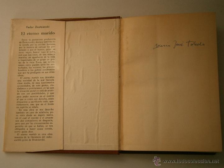 Libros de segunda mano: EL ETERNO MARIDO Fedor Dostoiewski Cedro 1965 EC - Foto 9