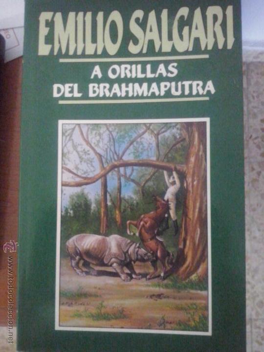 Libros de segunda mano: Emilio Salgari. A orillas del Brahmaputra. Orbis. - Foto 1