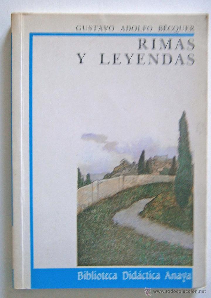 Libros de segunda mano: RIMAS Y LEYENDAS DE GUSTAVO ADOLFO B&Eacute;QUER - Foto 1