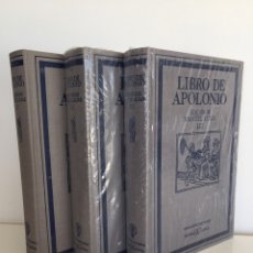 Libros de segunda mano: EL LIBRO DE APOLONIO. EDICIÓN DE MANUEL ALVAR. OBRA COMPLETA. 3 TOMOS. VER FOTOGRAFÍAS ADJUNTAS.. Lote 53147973