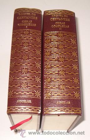 Libros de segunda mano: MIGUEL DE CERVANTES SAAVEDRA. Obras Completas. DOS TOMOS. RM72292. - Foto 1